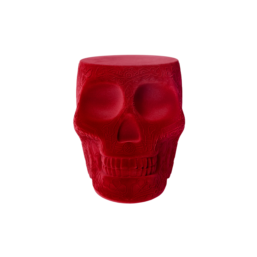 Mexico Stool & Sidetable Velvet Finish