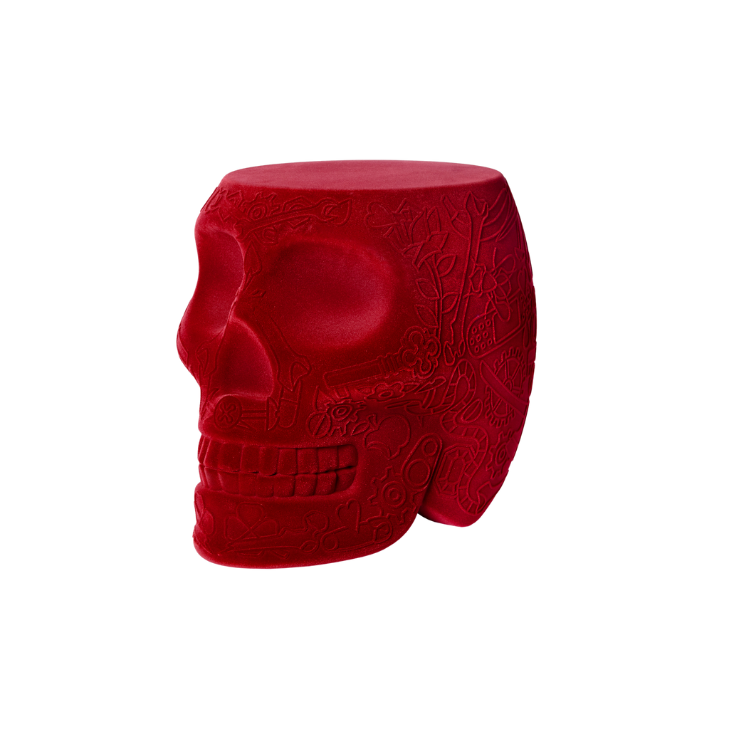 Mexico Stool & Sidetable Velvet Finish