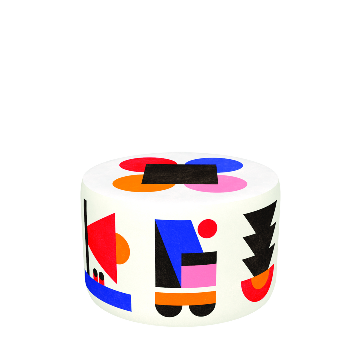 Home Design Pouf White M