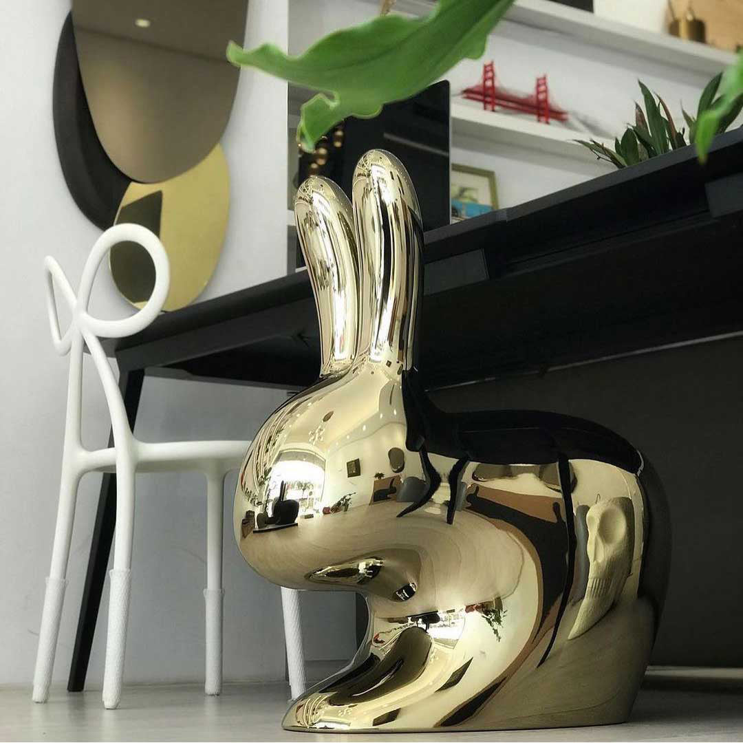 Silla Conejo de Metal