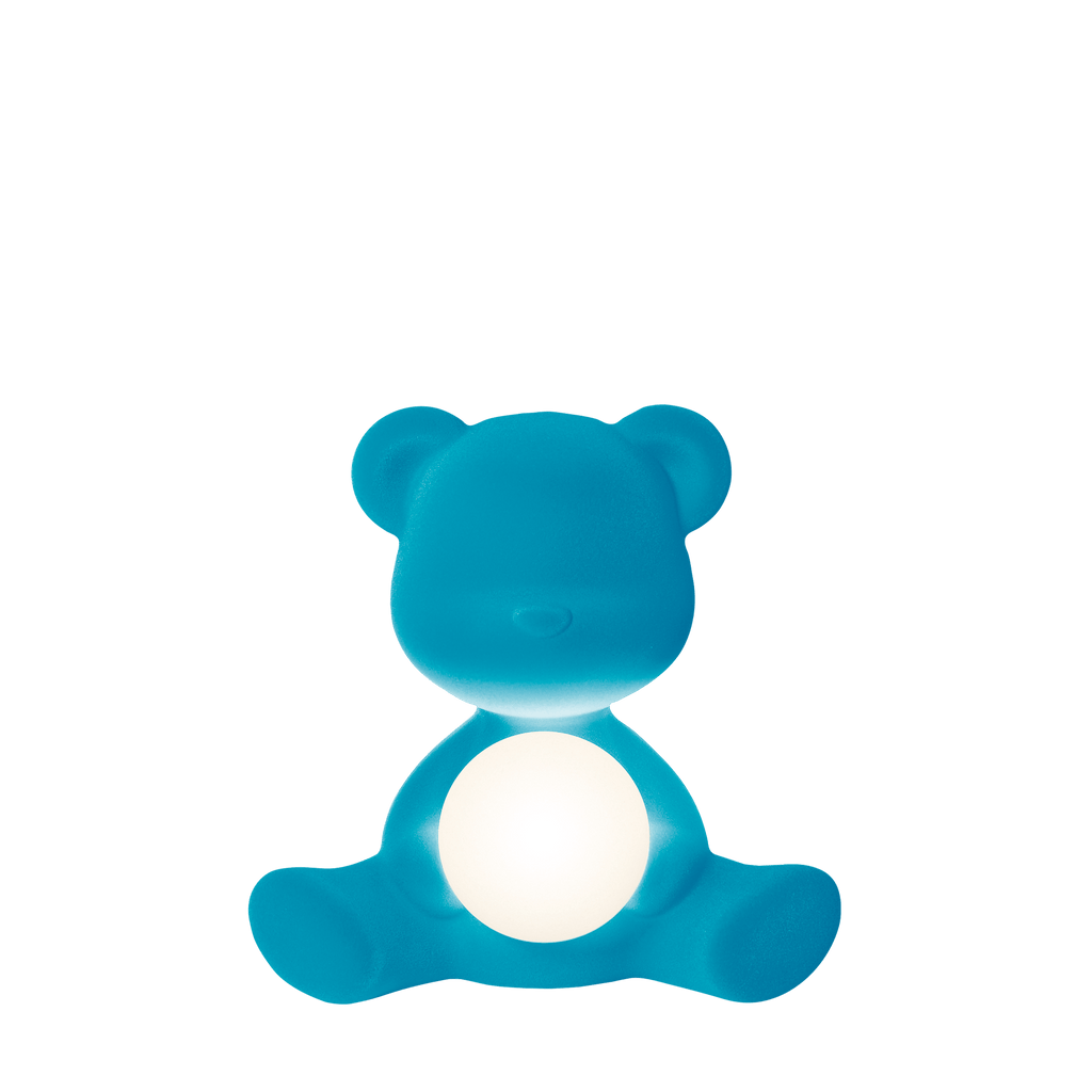 Lámpara LED Teddy Girl con acabado de terciopelo
