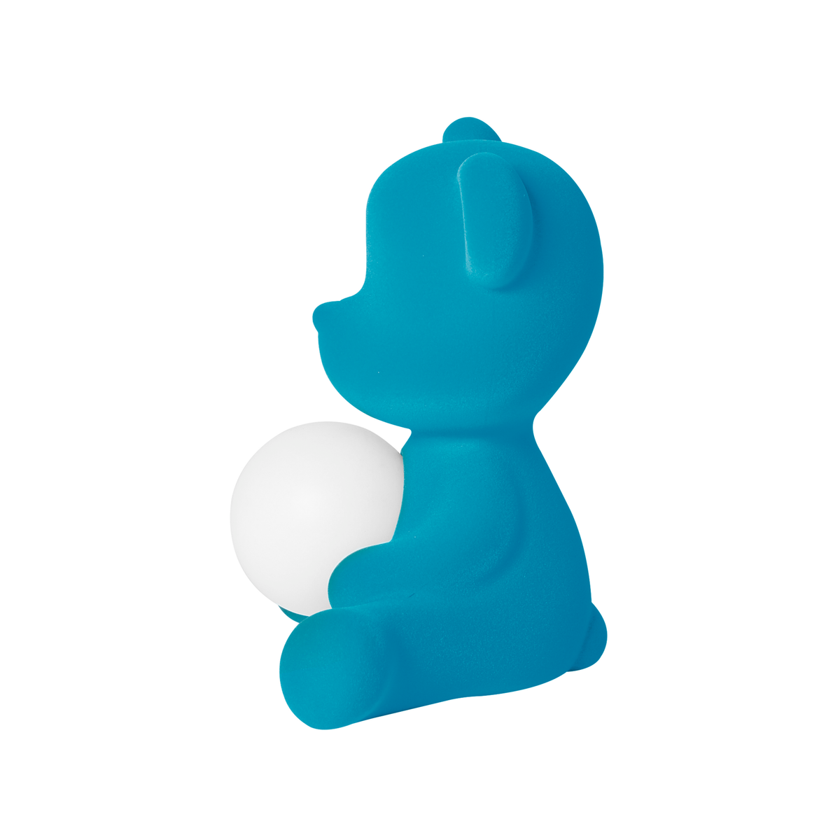 Lámpara LED Teddy Girl con acabado de terciopelo
